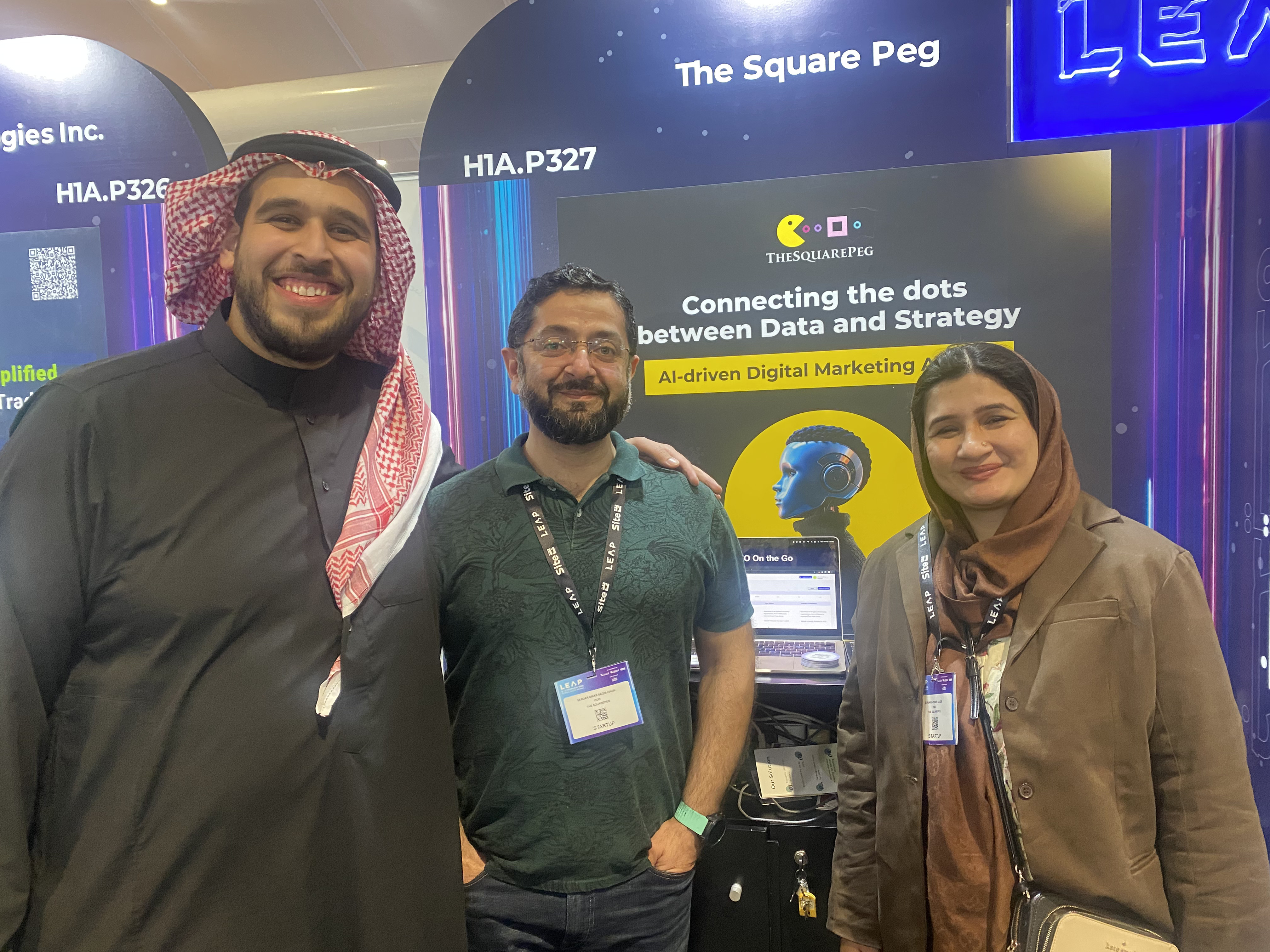 Zunaira Omar at LEAP international tech conference