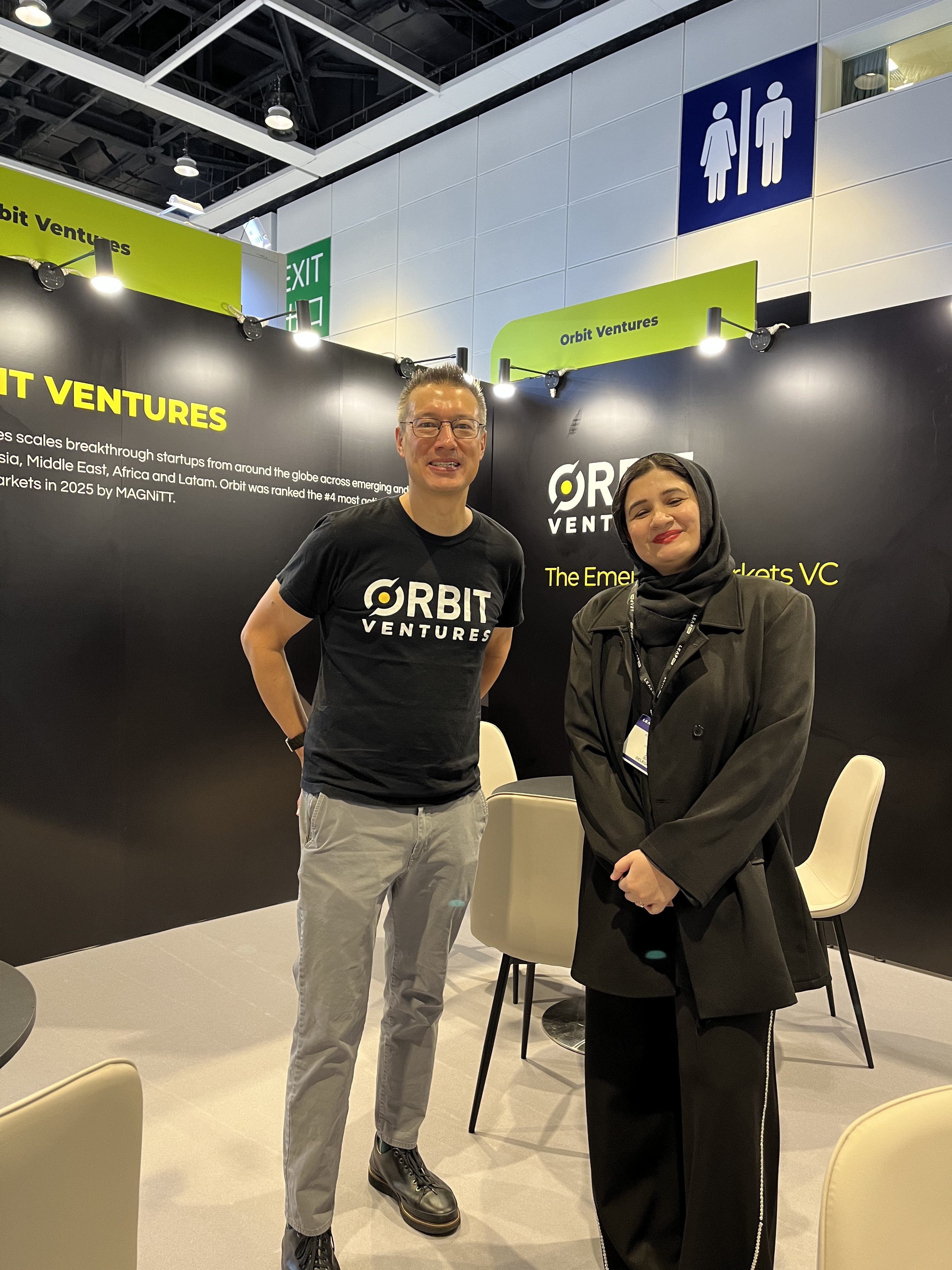 Zunaira Omar with international venture partners at LEAP EAST